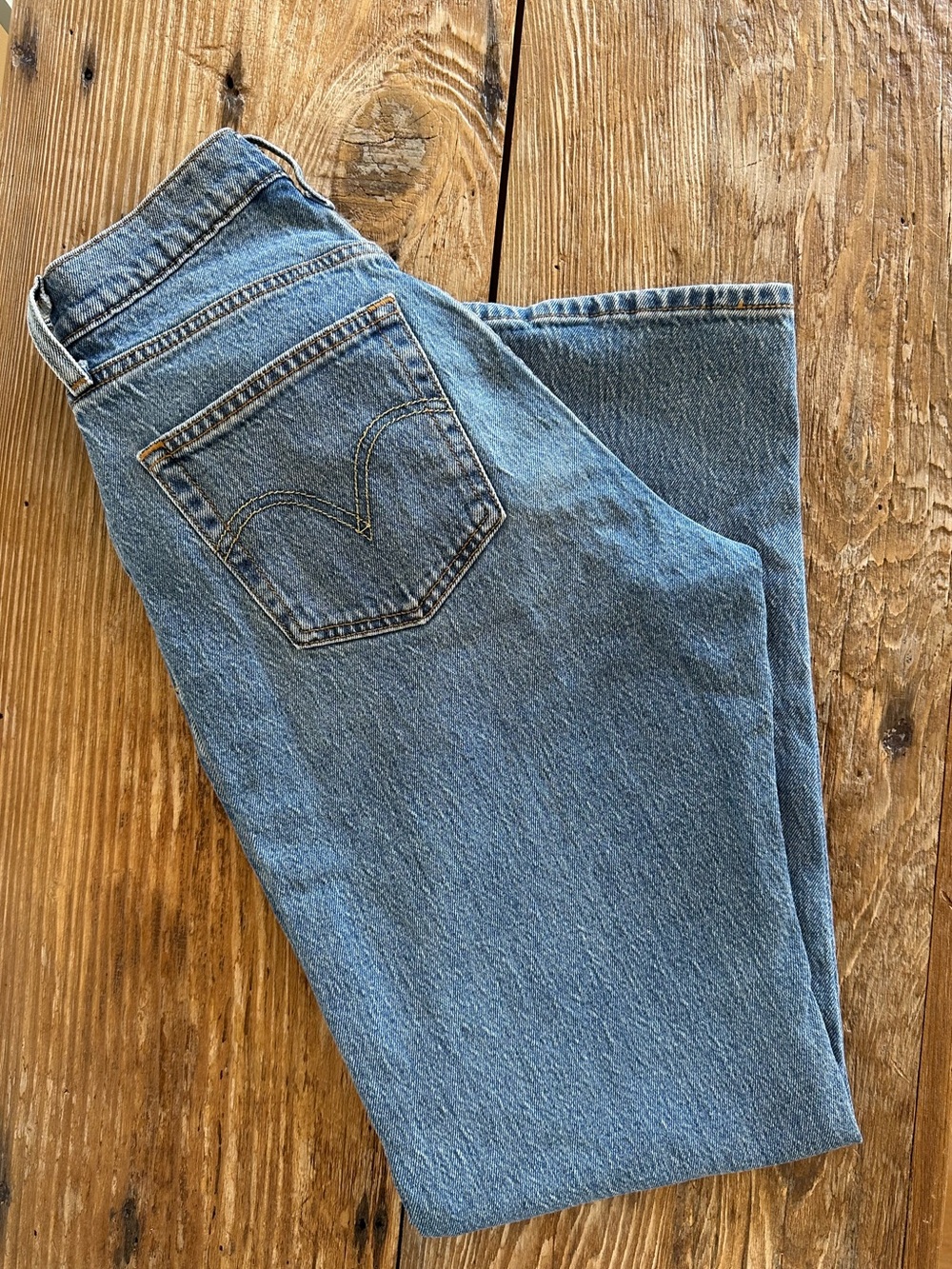 LEVI’S 501 Curve Jeans Size 27 Medium Wash - Picture 4 of 10